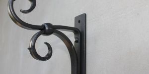 Wrought Iron Curtain Rod