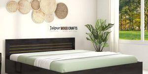 Kuruma Queen Size Bed in Wenge Finish