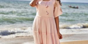 Women Spring Pink Daze Dress