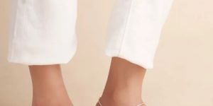 Silver Rope Charm Ankle