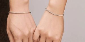 Wishingtone Silver Couples Bracelets