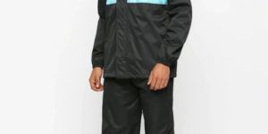 ZEEL SPORTY BLACK SKY BLUE RAINWEAR - ZT103