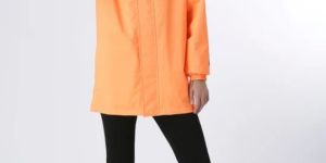ZEEL UNISEX NEON ORANGE RAIN JACKET