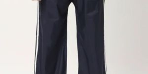 ZEEL WATERPROOF NAVY BLUE GREEN STRIP PANT