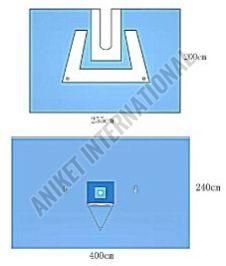 Shoulder Split U Disposable Drape