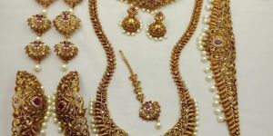 Women South-Bridal Set-2712-Black mat-Multi