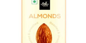 Slow Drum Roasted and Unsalted Almond Jar