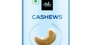 Slow Drum Roasted and Unsalted Cashew Jar