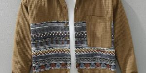 Khaki Digital Print Shirt