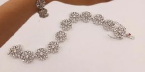 Tapered Baguettes Cz Womens Bracelet