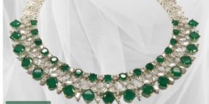 Winston Cz Ladies Necklace Set Embellished