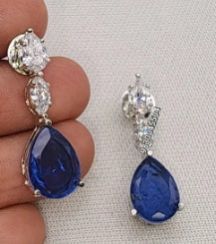 womens original austrian crystals earrings