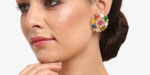 Women MULTI KUNDAN STUDS