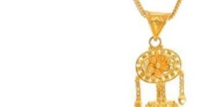 Tribal Allure Ladies Gold Pendant
