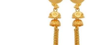 Versatile Fusion Ladies Gold Hook Earrings