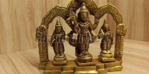 Murugan Valli Deivanai Brass Statue
