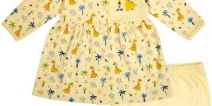 infants baby girl frock panties set