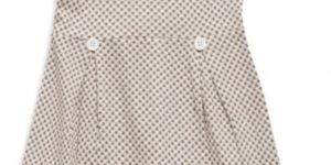 Infants Girls Sleeveless Collar Frock