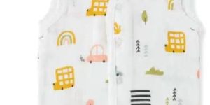 Infants Muslin Sleeveless Baby Jabla