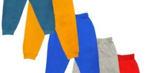 Kids Solid Ribpant Pack of 5