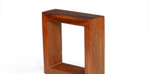 TEAKWOOD WALL DECORATING SQUARE FRAME (MILKWEED)