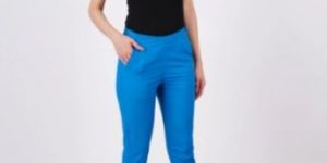 Womens Cotton Straight Pant