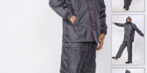 Mens Plain Reversible Rainbow Safari Raincoat