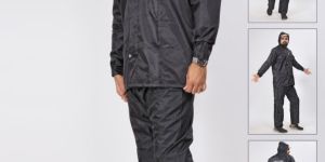 Mens Plain Reversible Safari Raincoat