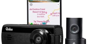 Qubo Dashcam PRO 4K (Front & Rear)