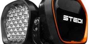 STEDI Type-X EVO 8.5 Inch Fog Lights in Car (Pair Flood)