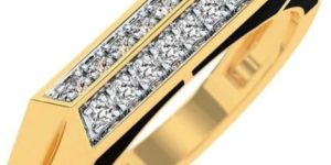 Mens Gold Diamond Ring