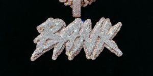 Mens Hip Hop Diamond Pendant