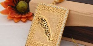 Mens Jaguar Diamond Pendant