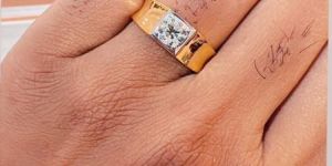 Mens Solitaire Diamond Ring