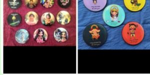 Printed Wooden Fridge Magnet