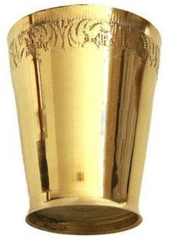 Pure Brass Water Glass