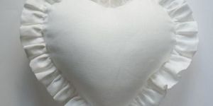 Plain Heart Shaped Cushion