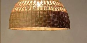 Handmade Brown Bamboo Lamp