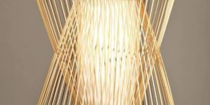 Lamp LED Bamboo Birdcage Stick Lamp
