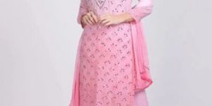 Ombre Chikankari Chiffon Sharara Suit