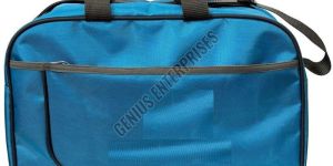 Polyester Sky Blue Travel Bag