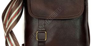 Stylish Brown PU Sling Bag