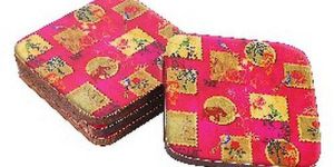 Square Multicolor MDF Coaster