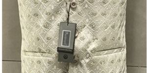 Mens Printed Silk Nehru Jacket