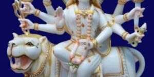 Maa Durga Marble Statue