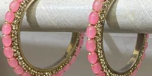 Pink Kancha Bangles