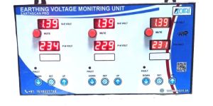 Koiri Make Earthing Voltage Monitoring Unit Tripple Screen ( EARTHSCAN PRO Series )