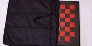 CHS-023 Red & Black Wooden Chess Board