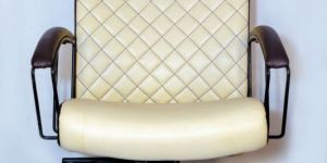 White Black Leather High Back Boss Office Chair