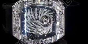 Mens Top-Tier Handmade Iced Out Moissanite Diamond Hip Hop Watches